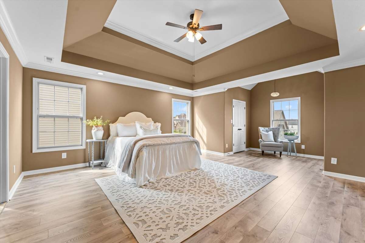 Primary bedroom retreat!