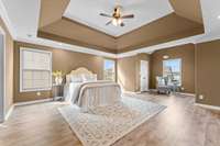 Primary bedroom retreat!