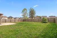 Privacy fence and level lot