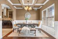 Gorgeous formal dining room