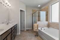 Full Bathroom # 1 - Primary Bedroom Bathroom Suite (Downstairs)