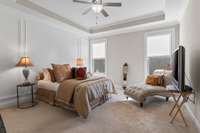 Primary Suite - Downstairs 
Features A Full Ensuite and Large Walk-in Closet.