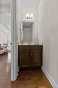 Guest Bathroom (Half Bathroom) - Downstairs Hallway