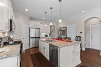 Beautiful Kitchen With Large Island & Open Concept Living Great For Everyday Functionality & Excellent For Entertaining!