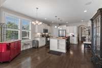 Beautiful Kitchen & Dining Combination! Open Concept Living Great For Everyday Functionality & Excellent For Entertaining!