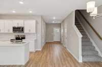 Oversized Foyer Welcoming You to Your Spacious Open Concept Kitchen/Great Room Area.