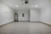 2 car garage with epoxy floors!!!