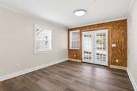 Another angle of the Flex-room/bonus room in the 1st level that has its own entrance.