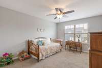 Bedroom 2 is upstairs.