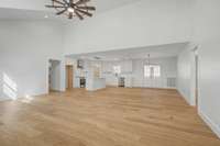 You will fall in love with the vaulted ceilings, natural lighting and open floor plan.