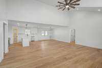 You will fall in love with the vaulted ceilings, natural lighting and open floor plan. This house would be perfect for you!
