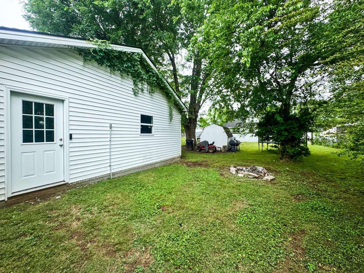 Behind Garage