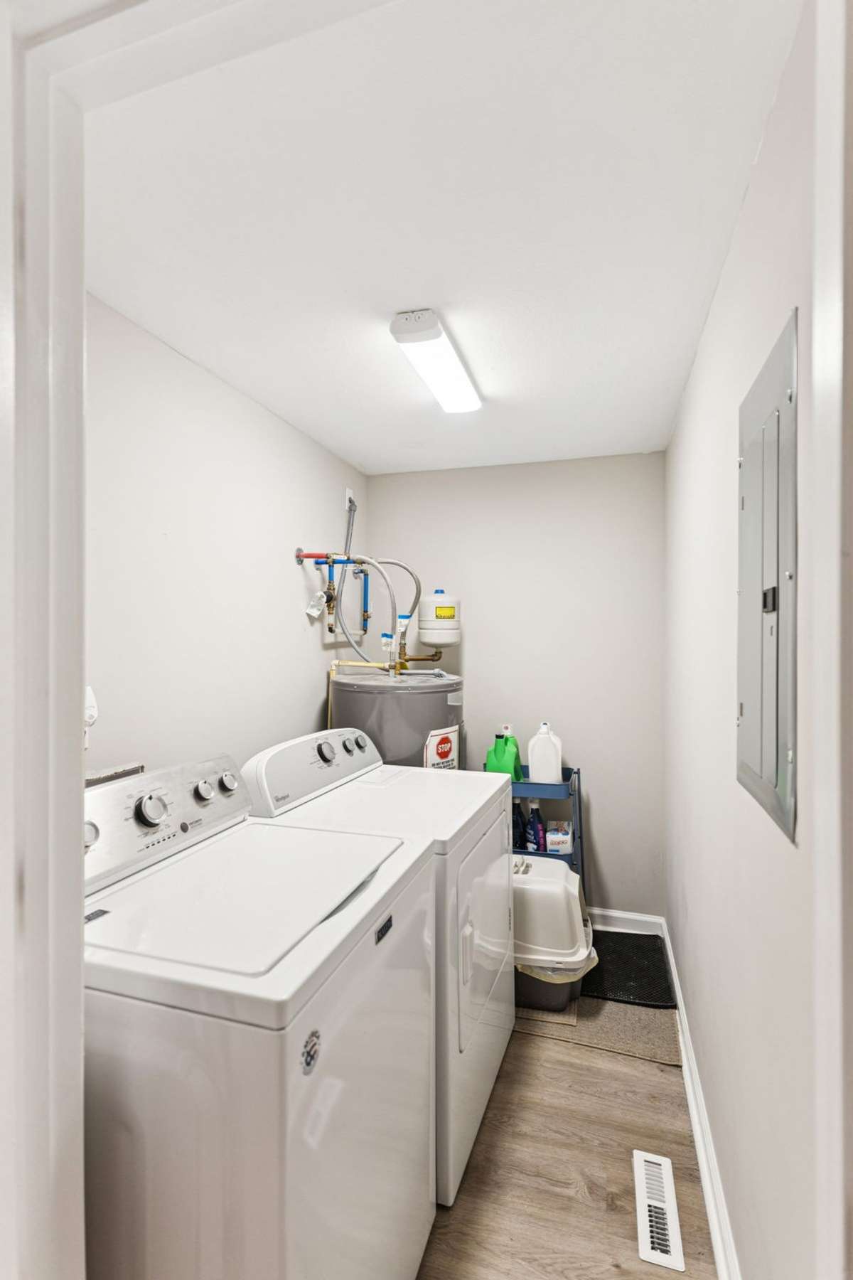 Spacious utility room is perfect for an additional storage space. 4775 New Tullahoma Hwy Manchester TN 37355
