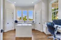 PREP KITCHEN WITH OFFICE SPACE WITH LAUNDRY