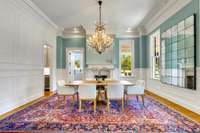 FRESH CUSTOM PAINT IN DINING ROOM