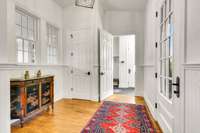 rear entry hallway main level