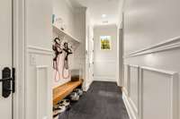 Garage entry hallway