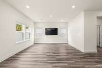 This large living space features great natural light!