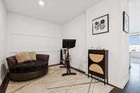 Great room for an office or work out area!