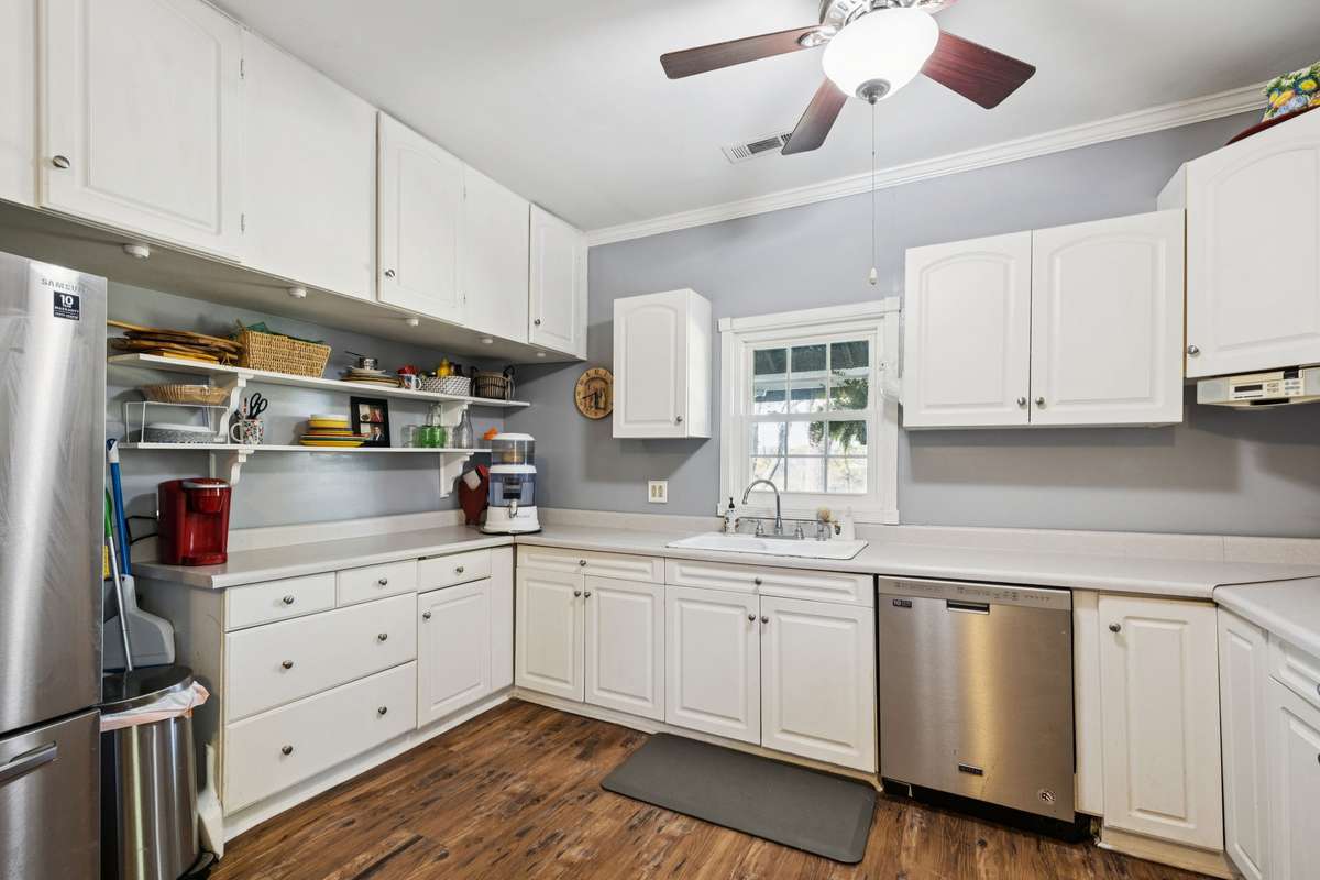 Built-in shelves give the perfect opportunity to decorate or have additional storage.  3007 Fullerton Ln College Grove Tn 37046