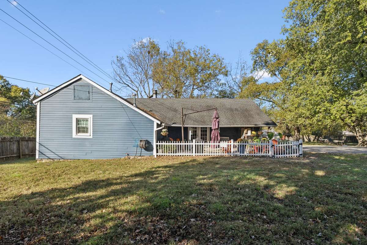 View of the back of your home, and rest of your large back yard.  3007 Fullerton Ln College Grove Tn 37046