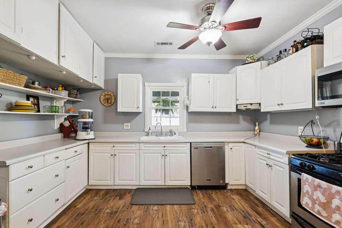 Kitchen offers extensive cabinet and counter space.  3007 Fullerton Ln College Grove Tn 37046