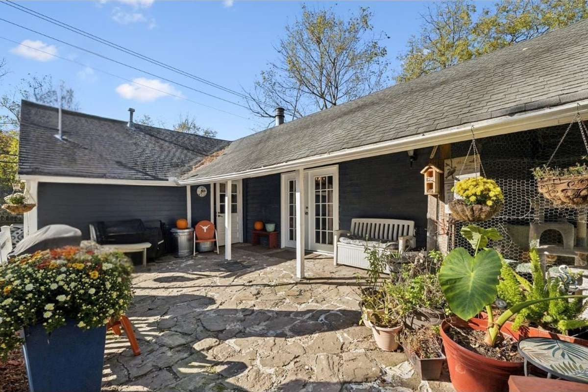 Large patio is perfect for plants and patio sets.  3007 Fullerton Ln College Grove Tn 37046