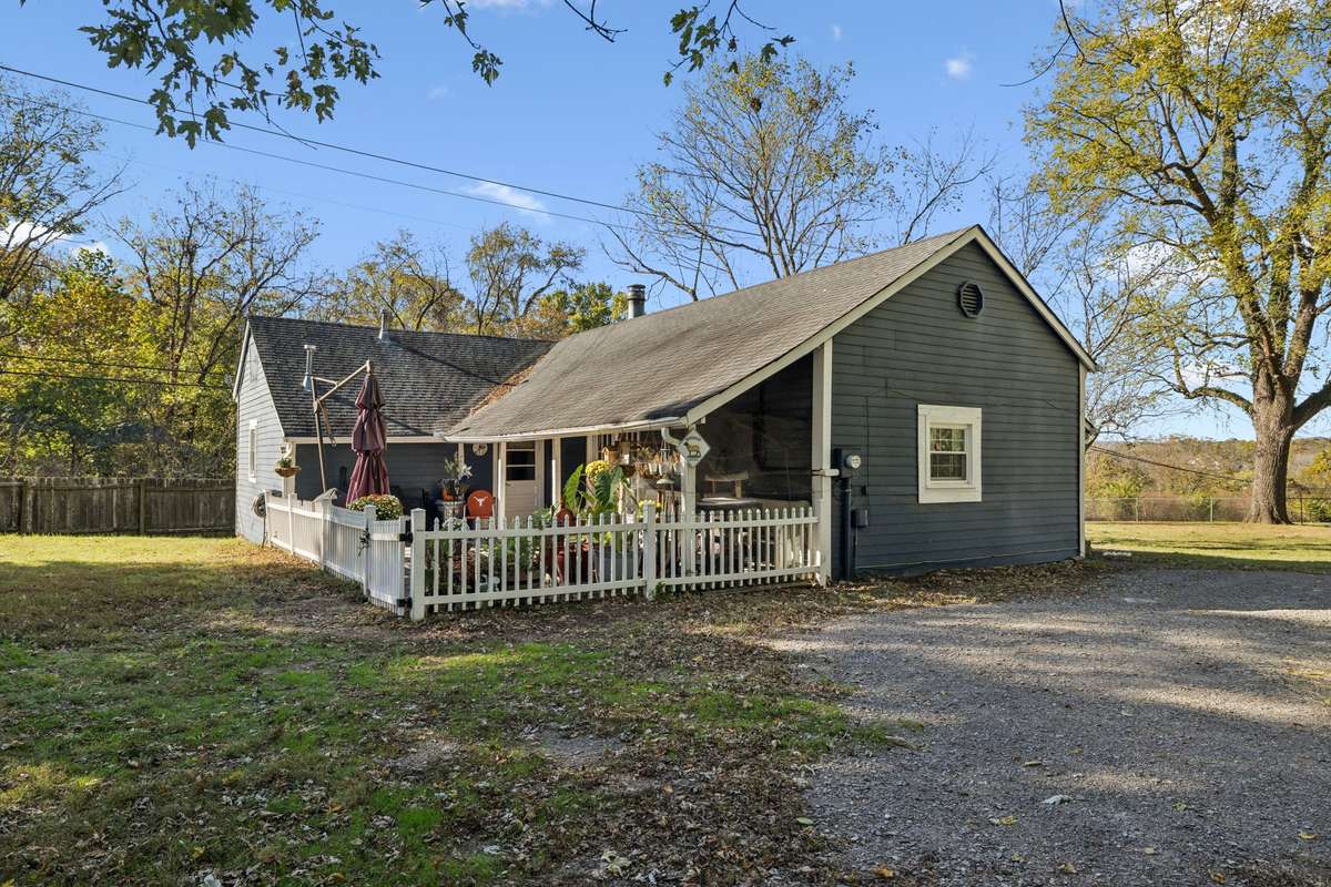 View of the back of your home, and fenced in patio area.  3007 Fullerton Ln College Grove Tn 37046