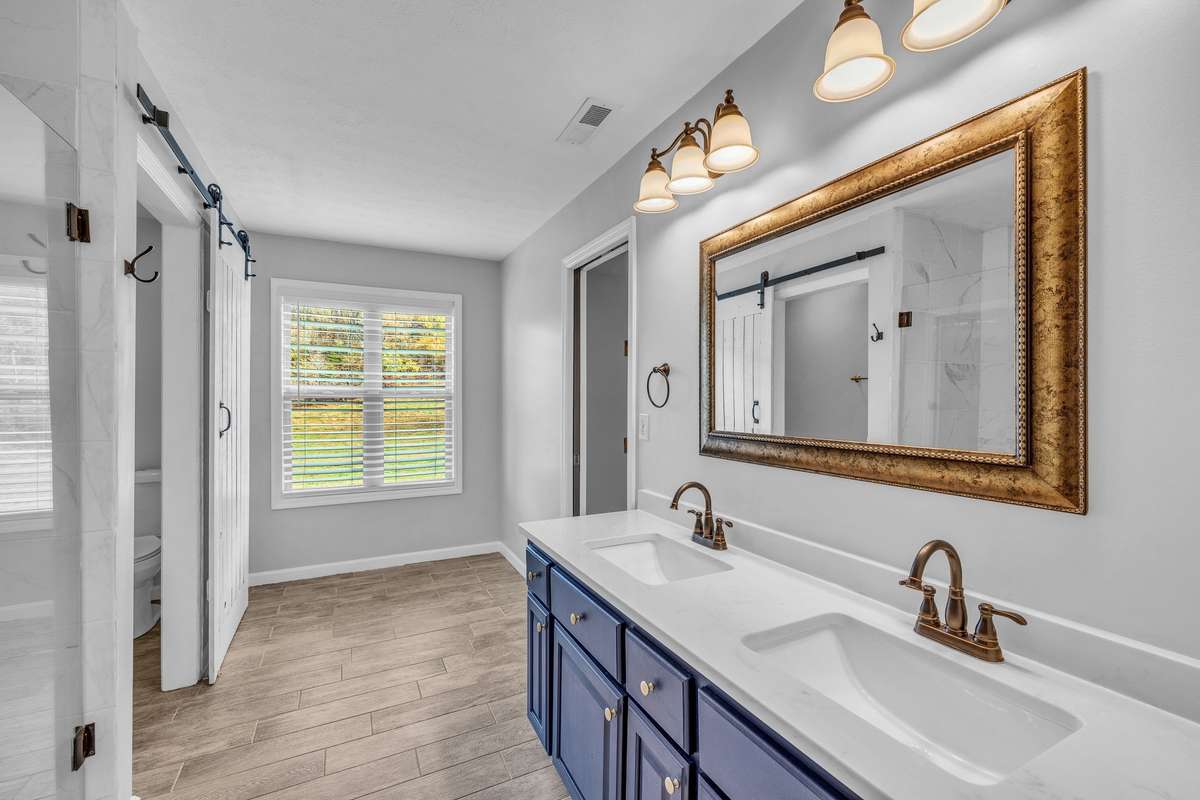Primary bathroom!