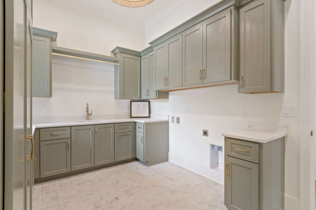 One of two laundry locations in this home! Main Level Laundry room