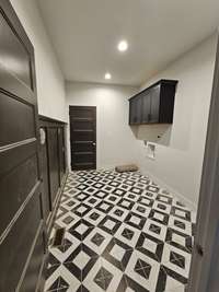 laundry room from hallway