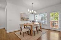 Large Dining Area with Views to Patio, Ideal for Entertaining