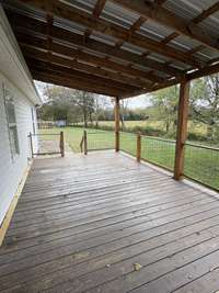 Covered Back Deck