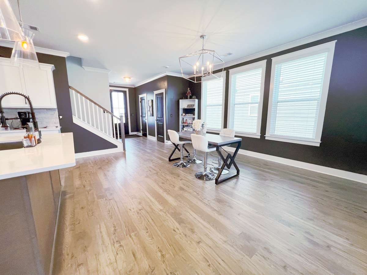 Here is a view showing just how much space there truly is in the dining space.