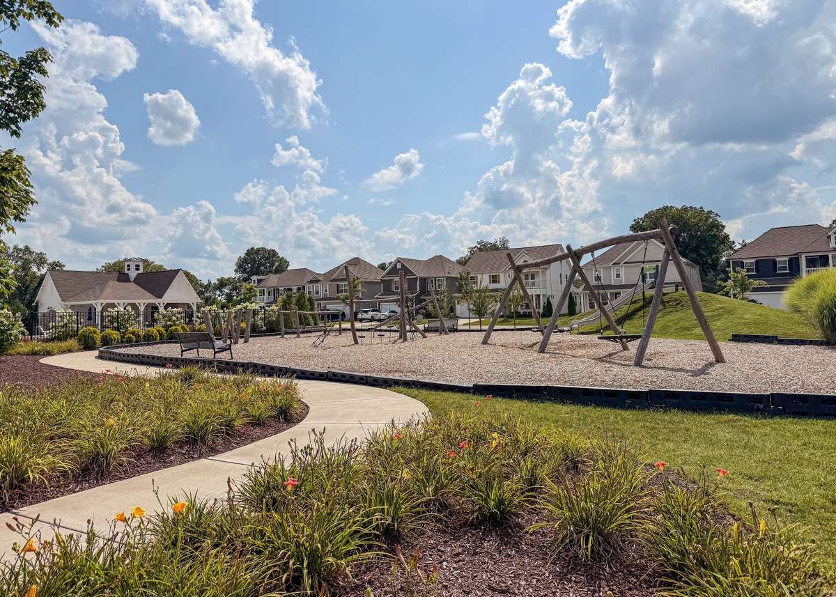 The playground is naturally stylish and ready for your little ones laughter...