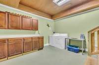 The extra-large, dedicated laundry and utility space designed for convenience and efficiency.