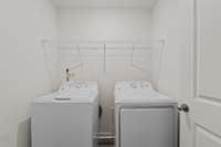 Walk in Laundry room