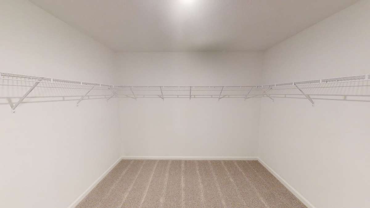 Primary walk in closet
