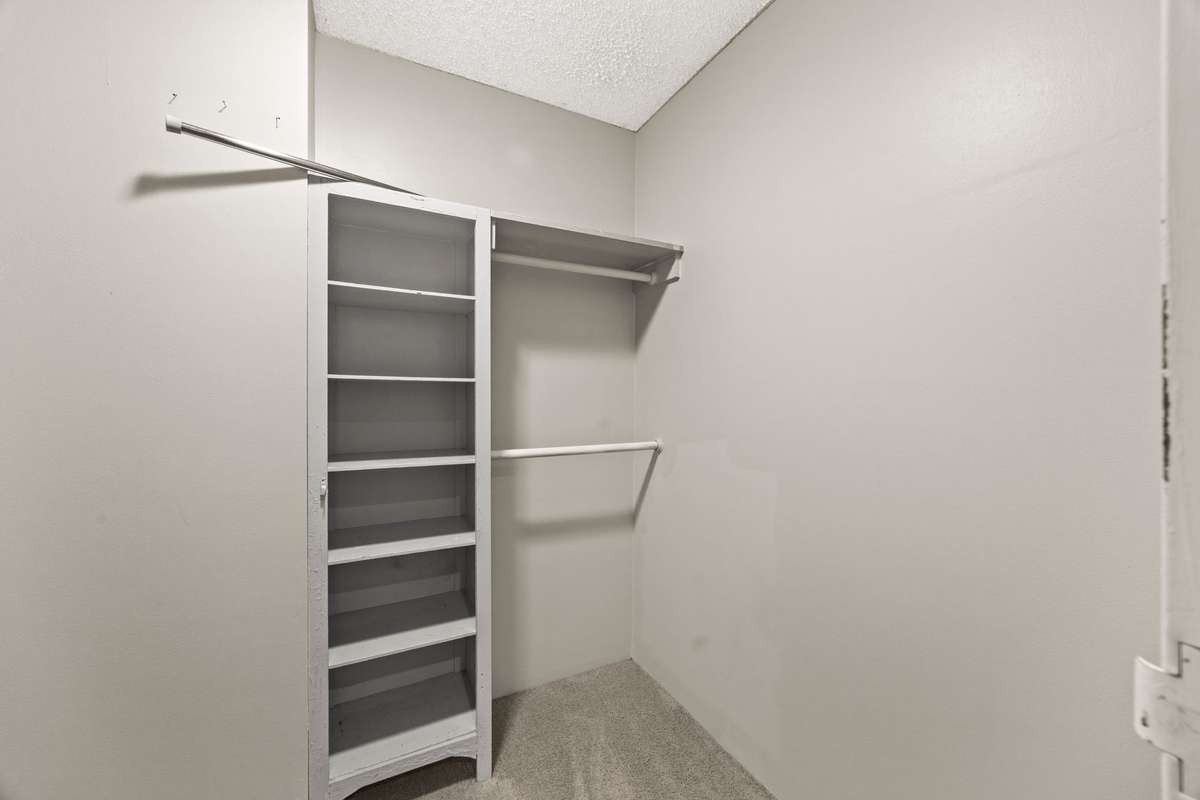 There are 2 Closets in this Master!  This is one of them.  This one is large enough to make into a Nursery for a baby.  View next 3 Pictures :)