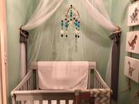 This is a darling nursery closet so use your imagination for this entire Suite!