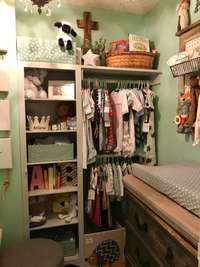 Precious! Lots of Room in this Closet :)