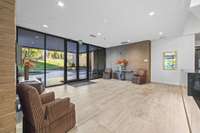 The Side Entrance when being let off at the Round About!