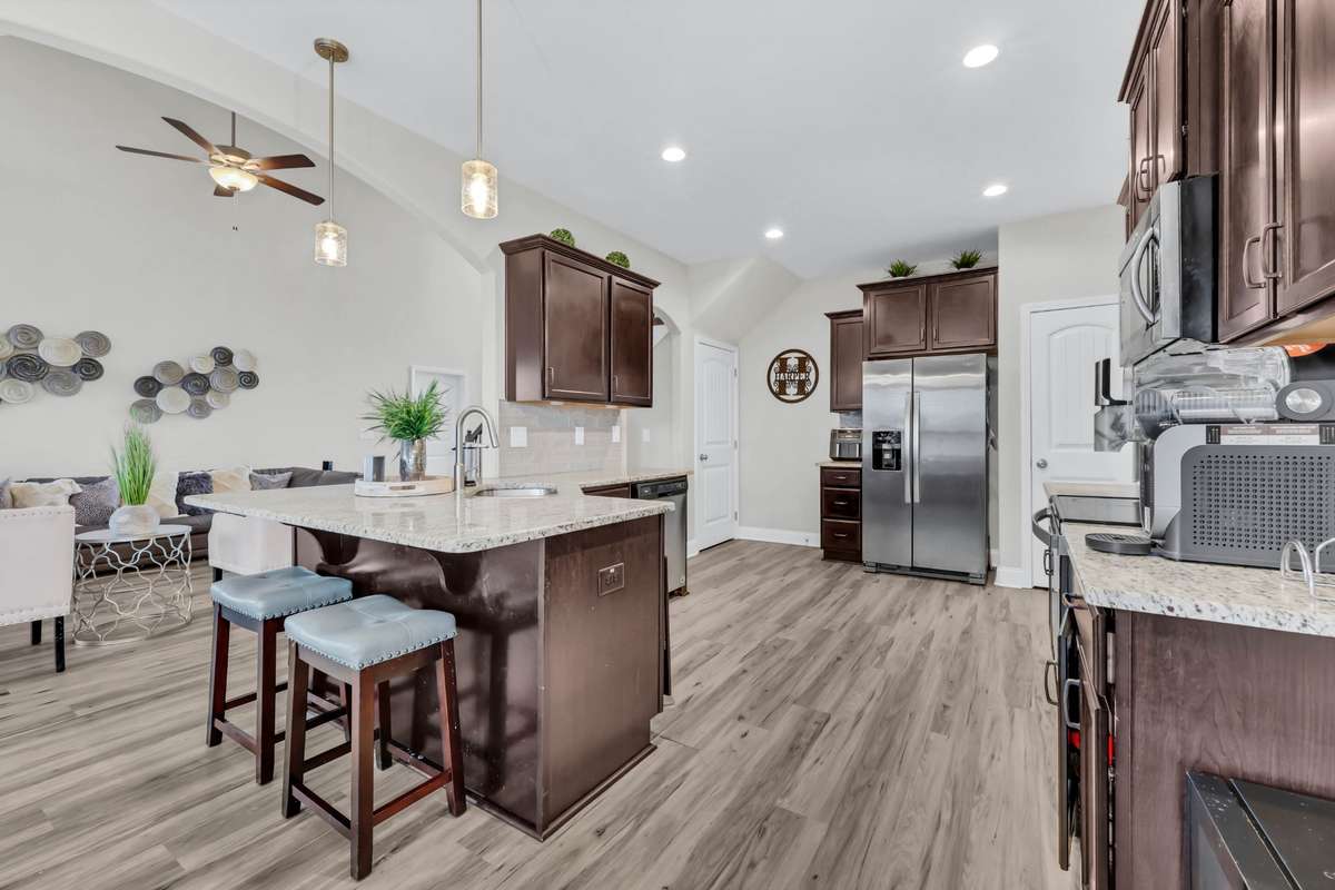 Spacious kitchen
