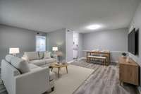 Another view, giving you an idea of how you can use this open space!