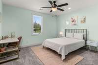 *BEDROOM 2 WITH JACK N JILL BATHROOM* LARGE WALK-IN CLOSET WITH CUSTOM SHELVING*
