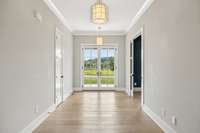 Office to the right has been painted since photos were taken