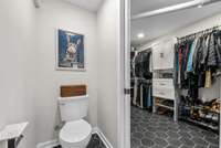 Primary walk-in closet