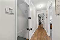 Stairs to basement level