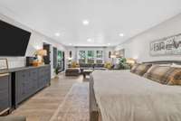 Massive Primary suite on basement level with tons of natural light