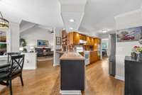 Upstairs kitchen with 2 ovens!